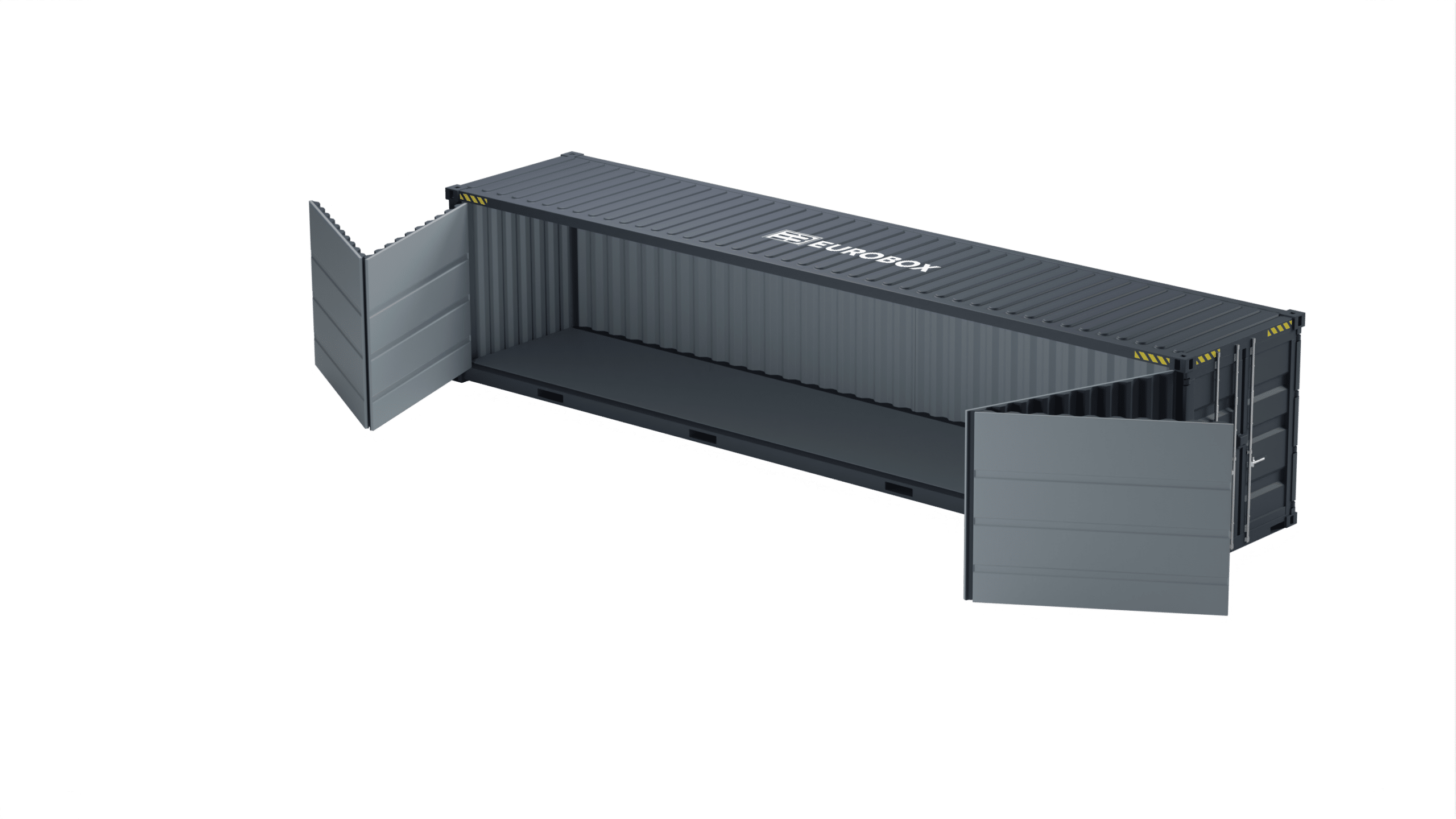 Container 40pieds HC open side, conteneur High cube