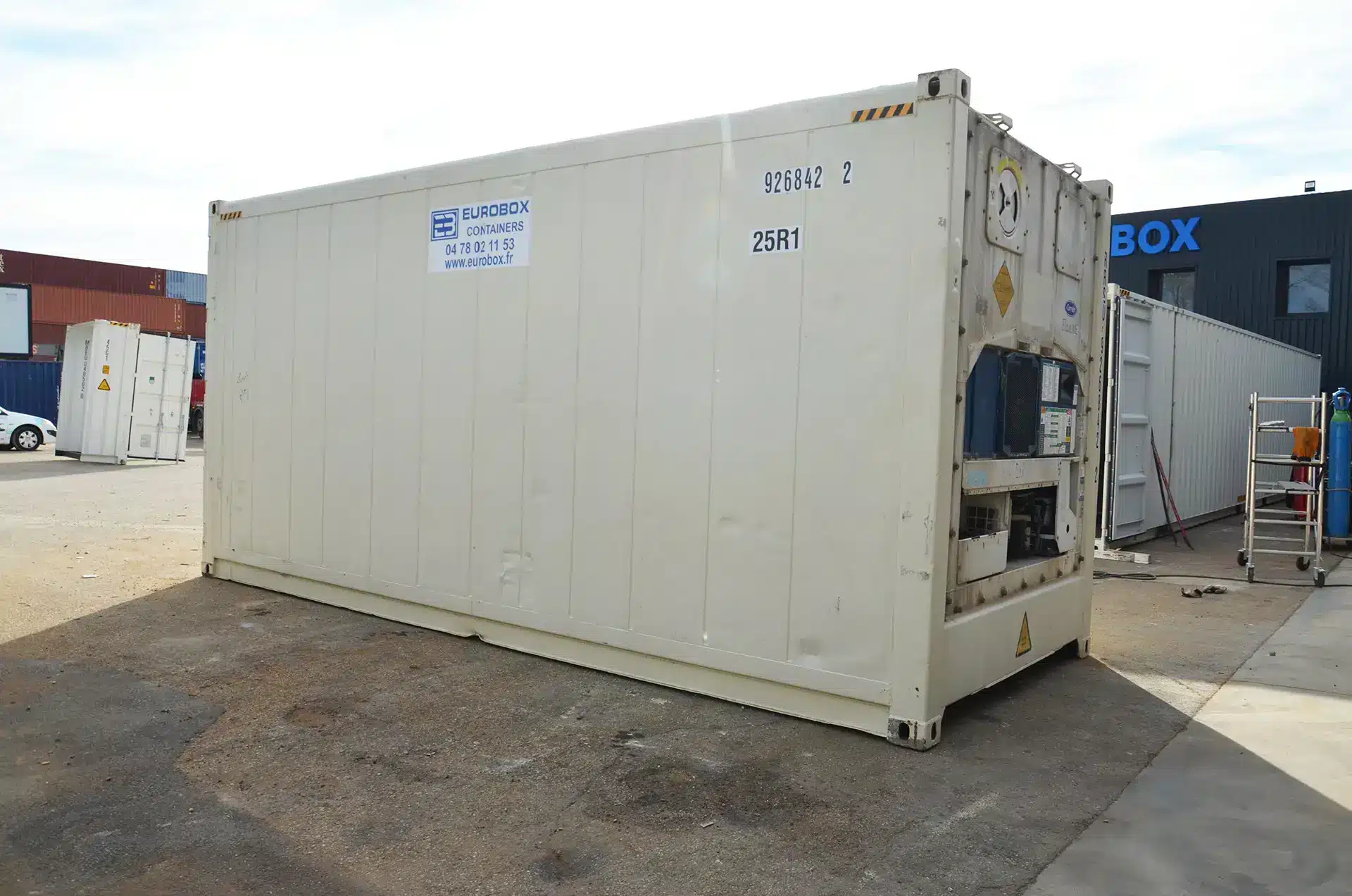 Conteneur d'occasion reefer disonible à la location ou la vente, Eurobox vendeur de container frigorifique a louer ou acheter